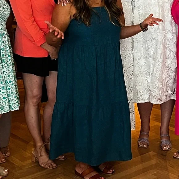 Linen tank maxi dress - Picture 9 of 9